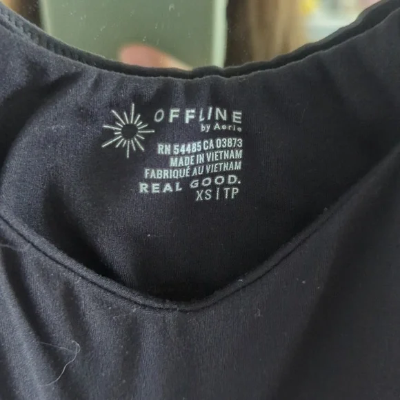 Aerie Size XS Black Tennis Dress - Picture 2 of 4